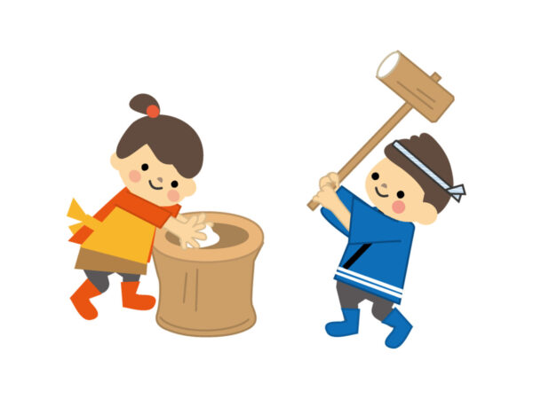 子ども会、餅つき大会がありました【動画あり】